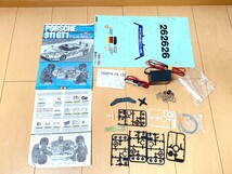 タミヤ 1/8 PORSCHE 911 GT1 RC エンジンカー ボディー セット　田宮 ポルシェ ラジコン シャーシ_画像9