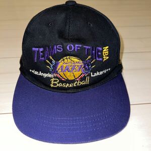 vintageヴィンテージ キャップ Los Angeles lakers NBA MLB NFL 激レア　CAP 古着 