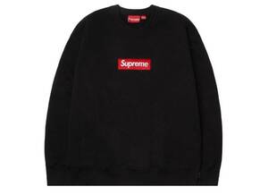 【Mサイズ】 黒 Supreme Box logo Crewneck Black シュプリーム ボックスロゴ クルーネック スウェット ブラック 22fw 22aw 新品未使用