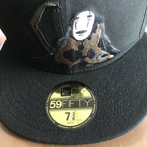 ニューエラ 59FIFTY 千と千尋の神隠し カオナシ ブラック 7 3/8 NEWERA