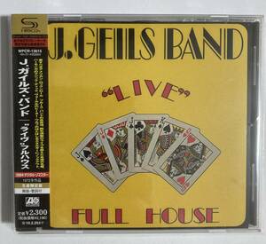 J. GEILS BAND J・ガイルズ・バンド ／ FULL HOUSE "ライヴ" フルハウス　日本盤