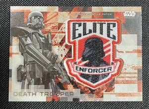 TOPPS STAR WARS ROGUE ONE BLASTER DEATH TROOPERS COMMEMORATIVE ELITE PATCH CARD #MP-DTE patch badge card 