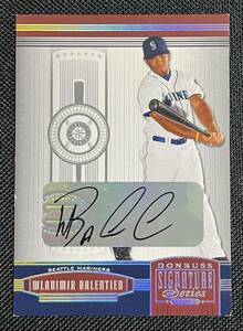 MLB 2005 DONRUSS SIGNATURE SERIES WLADIMIR BALENTIEN AUTOGRAGH CARD ウラディミール・バレンティン 直筆サインカード