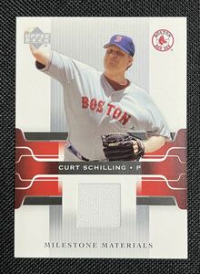 MLB 2005 UPPER DECK MILESTONE MATERIALS CURT SCHILLING JERSEY CARD #MM-CS カート・シリング ジャージカード