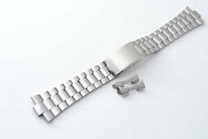 #0030 SEIKO original belt Z1563-E Seiko stainless steel metal breath mat feeling excellent. beautiful goods 