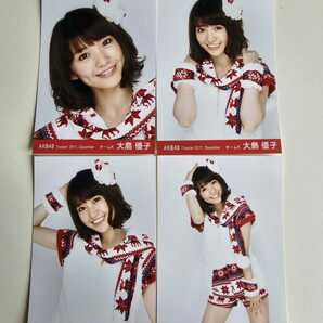 AKB48 大島優子 Theater 2011 December 生写真 4種コンプの画像1