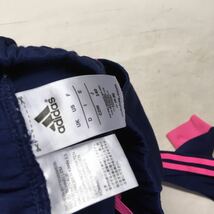 送料無料★adidas アディダス★ジャージ 上下　セットアップ★ネイビーピンク★女の子　キッズ　子供　140 #60312syy_画像6