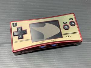 Nintendo　GAME BOY　micro OXY-001 Happy Mario 20th ファミコンバージョン　ゲームボーイミクロ　通電OK　液晶難有