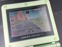 GAME　BOY　ADVANCE　SP　AGS-001　ゲームボーイアドバンス　SP　トイザらス限定カラー　グリーン　マリオカートアドバンス付　写真追加有_画像4