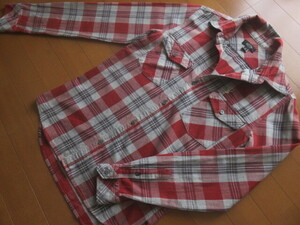 *HG*[HYSTERIC GLAMOUR] Hysteric Glamour * flannel shirt * size S*