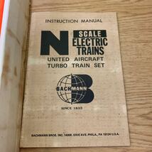 1円〜 鉄道 電車 鉄道模型 Nゲージ SINCE 1833 BACHMANN バックマン UAC ターボトレイン 外国車輌　K2955_画像9