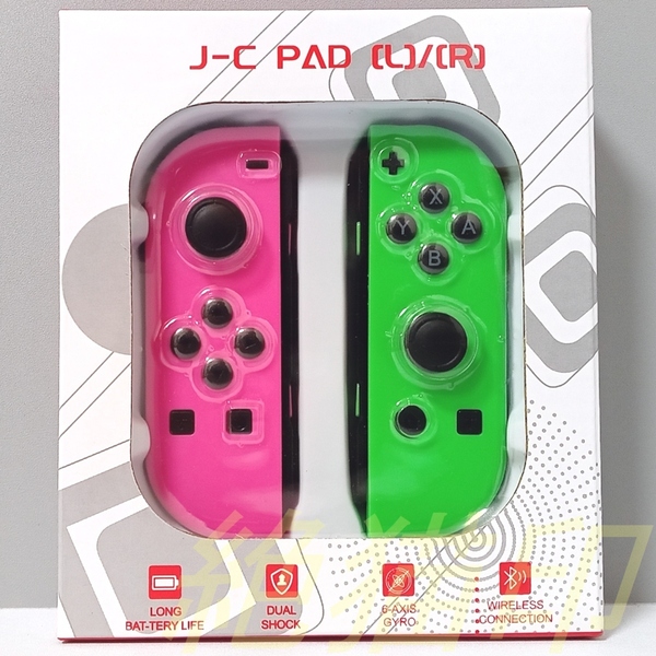 【新品】Joy-Con 連射 Gaming LED ジョイコン ネオン ピンク グリーン