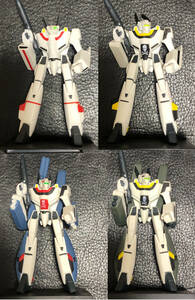 バトロイド バルキリー VF-1S VF-1J４個 超時空要塞 マクロス 約10cm プライズ商品 バンプレスト　