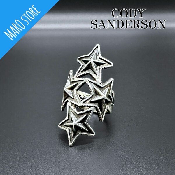 【美品】CODY SANDERSON コディサンダーソン Quartet カルテット 4 STAR スター リング 指輪 Sulvam by Teppei Fujita
