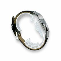 ティファニー アトラス ドーム Z1810 自動巻き シルバー ブラック 黒 メンズ 時計 TIFFANY&Co. シルバー文字盤 腕時計 AT デイト 稼働_画像6