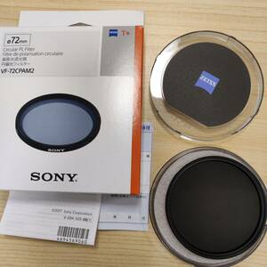 SONY VF-72CPAM2 円偏光フィルター Φ72mm ZEISS T* ソニー