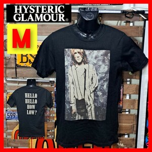 HYSTERIC GLAMOUR ヒステリックグラマー　ニルヴァーナ　カートコバーン　半袖Tシャツ　Ｍ　ブラック　キムタク