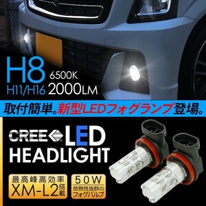 ワゴンR スティングレー LED フォグランプ 7.5W H8/H11/H16 LEDフォグバルブ フォグライト 車検対応 LEDライト