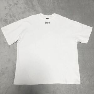 オーワイ OY Ｔシャツ 半袖Tシャツ ホワイト メンズ XLサイズ相当 モックネック