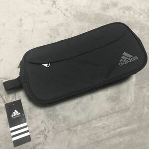 adidas クラッチバッグ ゴルフ カートバッグ ラウンドバッグ スポーツバッグ ブラック 新品未使用タグ付き