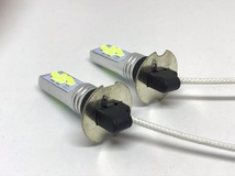 フラッシュ 12V用　LED フォグランプ H3 左右2個セット グリーン　緑 3030smd 12連_画像5