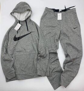 NIKE ナイキ THERMA-FIT サーマ フリースフーディ＆パンツ　CU6240-063 932254-063 グレー　M.