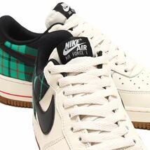 NIKE ナイキAIR FORCE 1 エア フォース1’07 LX チェック柄 DV0791-100 白緑 29.5cm_画像5