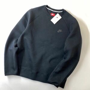 NIKE ナイキ テックフリース クルー ロングスリーブ 定価14520円 FB7917-010 黒 L