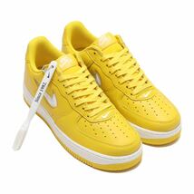 NIKE ナイキ AIR FORCE 1 LOW RETRO ジェルスウォッシュ FJ1044-700 イエロー 27cm_画像1