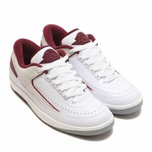 NIKE Nike AIR JORDAN 2 retro LOW DV9956-103 white dark red 29cm