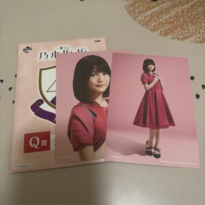 一番くじ 乃木坂46 Q賞 ブロマイド 生田絵梨花