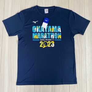 半袖Tシャツ　Lサイズ　岡山マラソン参加賞Tシャツ