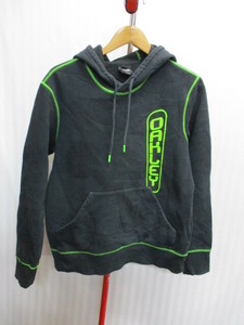 Oakley Oakley Sweat Parker Мужской L Черно -зеленая куртка с толчком с едой спорт Parker 03144