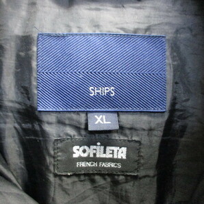 シップス SHIPS×SOFILETA メンズダウンジャケット メンズXL LL ダウンパーカー ビッグダウンジャンパー フード付きダウンコート02274の画像2