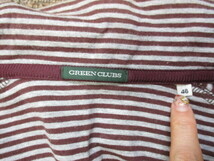 GREEN CLUBS　グリーンクラブ×バックズスバニー　スウェット地ジャージトップ　メンズ46　茶ピンク　トラックジャケット　ブルゾン03152_画像5