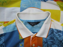 マンシングウエア　ポロシャツ　メンズLL XL　カラフルデザイン柄ゴルフシャツ　速乾ウエア　半袖シャツ　ゴルフウエア　半袖ウエア03261_画像6