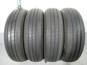 激安即決 中古タイヤ 4本 BRIDGESTONE ECOPIa EP150 155/70R13 75S 2021年製 バモス ホビオ ミライース プレオ+ エブリィ スクラム 00142