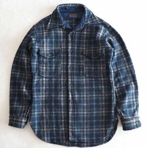 PENDLETON ペンドルトン 70s ビンテージ チェックシャツ ネルシャツ オンブレ ウール 60s 50s