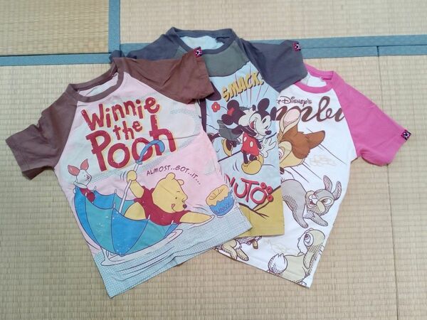 ディズニーTシャツ レディースＭ 3枚セット