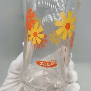 未使用長期保管品 エルビー グラス ガラス コップ 30個 セット ノベルティ 粗品 花柄 昭和レトロ 当時物 引取歓迎 茨城 0304か2 D2 120の画像2
