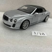 ベントレー continentalミニカー burago 1/18 モデルカー 箱無し_画像1