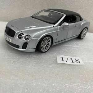 ベントレー continentalミニカー burago 1/18 モデルカー 箱無し