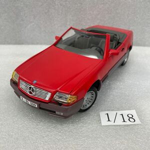 メルセデスベンツ R129 SL500 ミニカー RoadTough 1/18 モデルカー 箱無し 赤