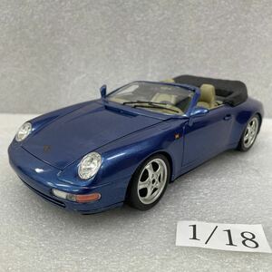 ポルシェ 911 カレラ 993 ミニカー burago 1/18 モデルカー 箱無し