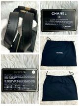 極希少 CHANEL シャネル ニュートラベルライン ミニボストン トートバッグ ショルダー ココマーク ボストン ハンド ブラック 黒 ゴールド_画像9