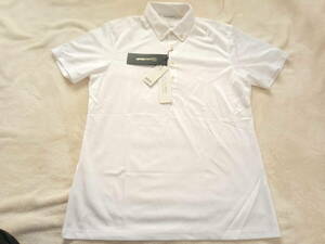  tag equipped New design 3D design TaylorMade lustre white men's polo-shirt L