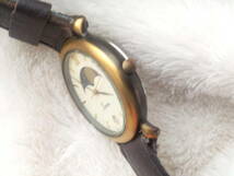 マルマン　ジョイナス　メンズ　ムーンフェイズ腕時計デイト（セイコーアルバサクセスムーフェイズのОEM品）_画像6