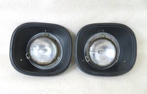 41828M Porter Cab Mazda light truck Showa era old car that time thing PC4D head light left right cover / head light rim attaching Jimny Mark 2 GX71