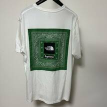 Supreme The North Face Bandana Tee White USA L NT02209I_画像1