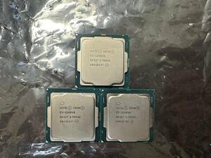 CPU 3個 E3-1240V6 SR327 3.70GHz Intel Xeon LGA1151 Kaby Lake BIOS起動確認済み 